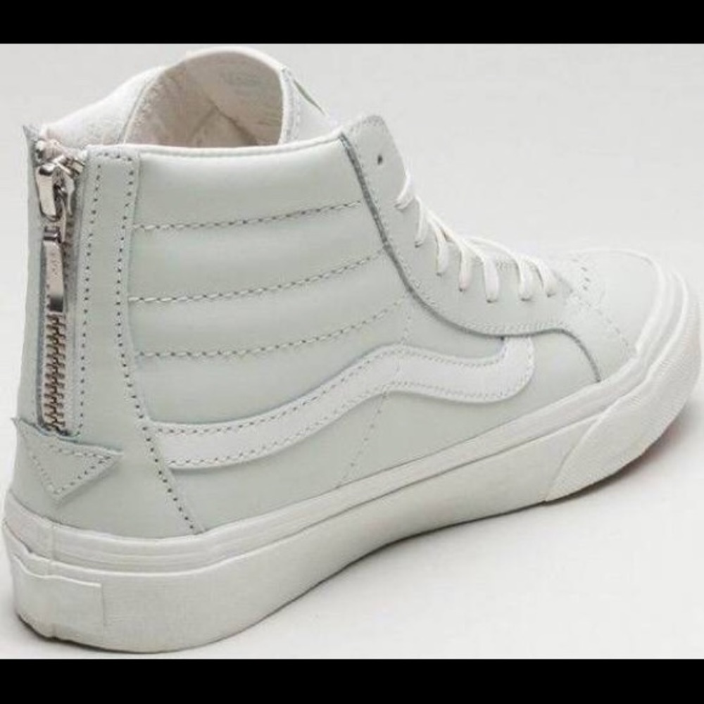 Vans Hi Slim Zip Pastel Blue•Used•SZ 7•Women’s